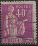 Stamps France -  Paz con rama d' Olivo