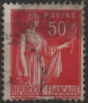 Stamps France -  Paz con rama d' Olivo