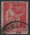 Stamps France -  Paz con rama d' Olivo