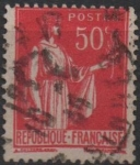 Stamps France -  Paz con rama d' Olivo