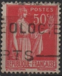 Stamps France -  Paz con rama d' Olivo