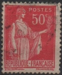 Stamps France -  Paz con rama d' Olivo