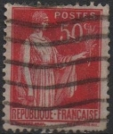 Stamps France -  Paz con rama d' Olivo