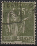 Stamps France -  Paz con rama d' Olivo