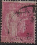 Stamps France -  Paz con rama d' Olivo