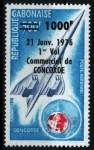Stamps Africa - Gabon -  1º vuelo del Concorde