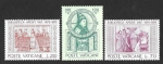 Stamps Vatican City -  582-584 - V Centenario de la Biblioteca Vaticana