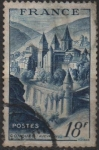 Stamps France -  View of Conques