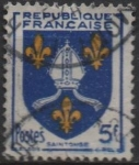 Sellos de Europa - Francia -  Escudos, Saintonge