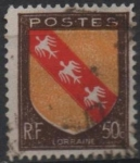 Stamps France -  Escudos, Lorraime