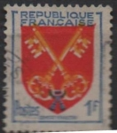 Stamps France -  Escudos, Comtal Vanaissin