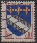 Stamps France -  Escudos, Troyes