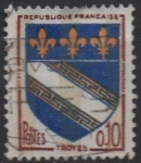 Stamps France -  Escudos, Troyes