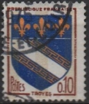 Stamps France -  Escudos, Troyes