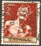 Stamps Spain -  1859 - Mariano Fortuny Marsal, viejo desnudo al sol