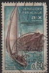 Stamps France -  Aix-les-Bains, Sailboat