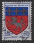 Sellos de Europa - Francia -  Escudos, Saint-Lo