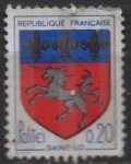 Sellos de Europa - Francia -  Escudos, Saint-Lo