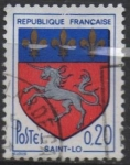 Sellos de Europa - Francia -  Escudos, Saint-Lo