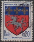 Sellos de Europa - Francia -  Escudos, Saint-Lo