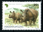 Stamps Hungary -  serie- Fauna africana