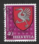 Sellos de Europa - Suiza -  B460 - Escudos Comunales