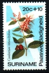 Stamps Suriname -  serie- Flores de Pascua