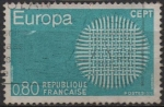 Stamps France -  Europa 70