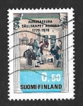 Stamps : Europe : Finland :  497 - 200 Aniversario de la Sociedad Auroraseura 