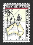 Sellos de Europa - Holanda -  736 - Bicentenario de Australia