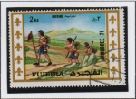 Stamps United Arab Emirates -  World Scout Jamboree, Japón