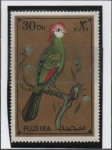 Stamps United Arab Emirates -  Tauraco Eryhrolophus