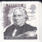 Stamps United Kingdom -  Sir Rowland Hill 1795-1879