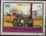 Sellos de Asia - Emiratos �rabes Unidos -  Locomotoras Antiguas