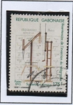 Stamps Africa - Gabon -  Telegrafo, Dispositivo d' Chappe y Codigo