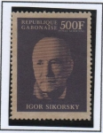 Stamps Africa - Gabon -  Igor Fokker