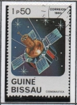 Sellos del Mundo : Africa : Guinea_Bissau : Satélites d' Comunicaciones