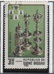 Stamps Guinea Bissau -  Historia d' Ajedrez