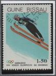 Stamps Guinea Bissau -  Juegos d' Invierno, Sarajevo, Salto d' Esquí