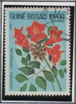 Sellos del Mundo : Africa : Guinea_Bissau : Spathodea Campanulata