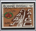 Stamps Guinea Bissau -  JAAC  1º Congreso