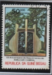 Stamps Guinea Bissau -  60 Anv. Nacimiento d' Amicar Cabral, Mausoleo, Bissau