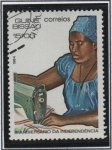 Stamps Guinea Bissau -  Independencia 11º Anv, Costurera