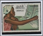 Sellos del Mundo : Africa : Guinea_Bissau : Independencia 11º Anv, Telecomunicaciones