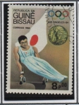 Stamps Guinea Bissau -  Ganadores Olímpicos, Koji Gushiken