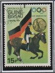 Sellos del Mundo : Africa : Guinea_Bissau : Ganadores Olímpicos, Reiner Klimke