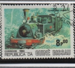 Stamps Guinea Bissau -  Locomotoras, Kessler 2-6-OT, 1886