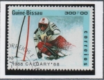 Stamps Guinea Bissau -  Juegos d' Invierno d' Calgary,  Skibobbing