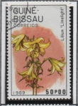 Stamps Guinea Bissau -  Lirios, Limelight