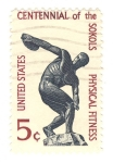 Stamps United States -  cent. sokols physical